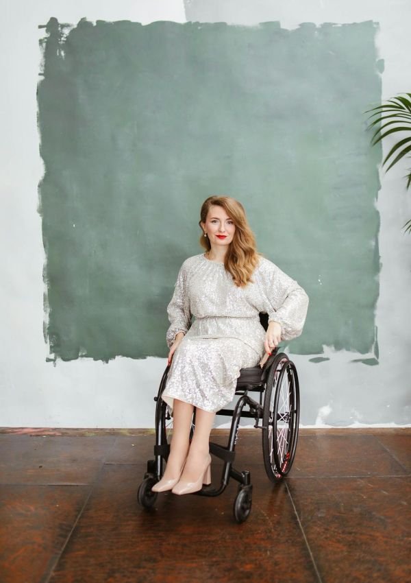 woman on wheelchair